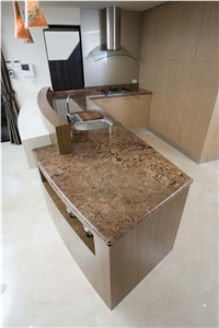 Crema Bordeaux Granite Finished Product