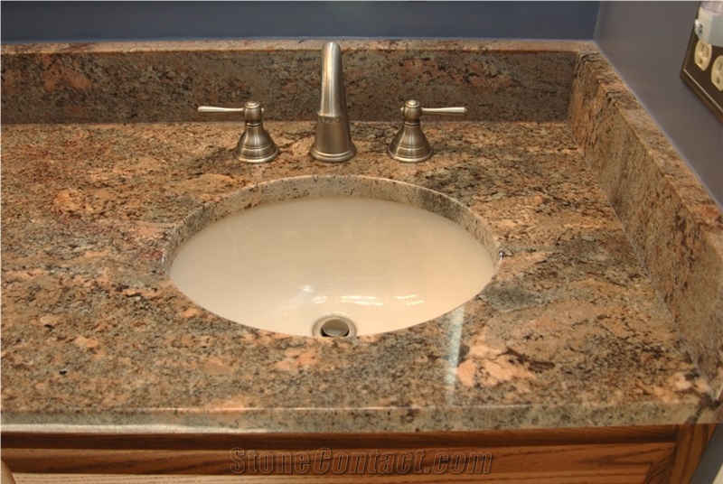 Crema Bordeaux Granite Finished Product