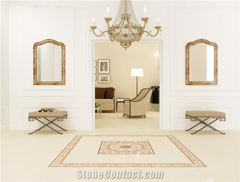 Crema Marfil Marble Finished Product