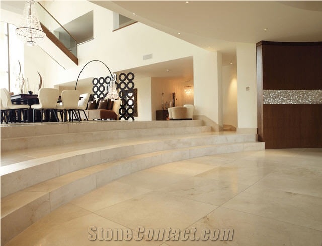 Crema Marfil Marble Finished Product