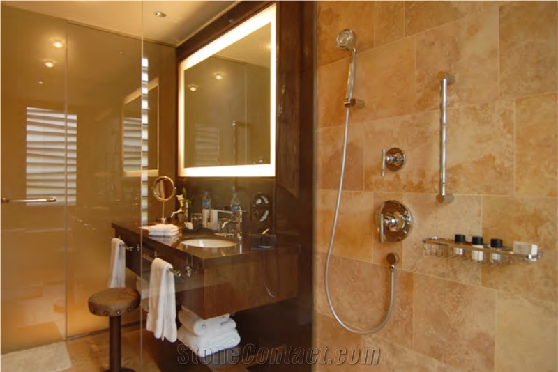 Crema Viejo Travertine Finished Product