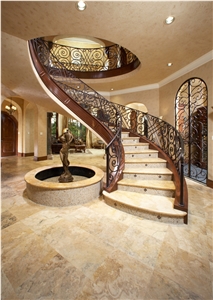Crema Viejo Travertine Finished Product