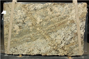 Crystal Cream Granite Slab