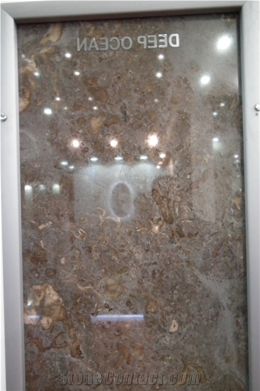 Deep Ocean Marble Slab