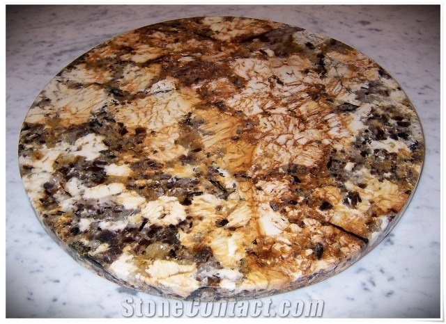 Delicatus Gold Granite Finished Product