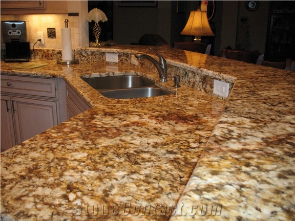 Delicatus Gold Granite Finished Product