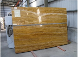 Denizli Yellow Travertine Slab