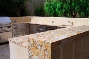 Desert Gold Granite Finished Product