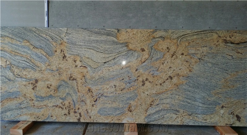 Desert Storm Gold Granite Slab