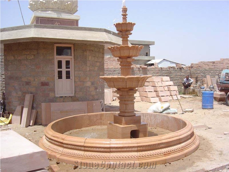 Dholpur Pink Sandstone Finished Product