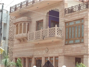 Dholpur Pink Sandstone Finished Product