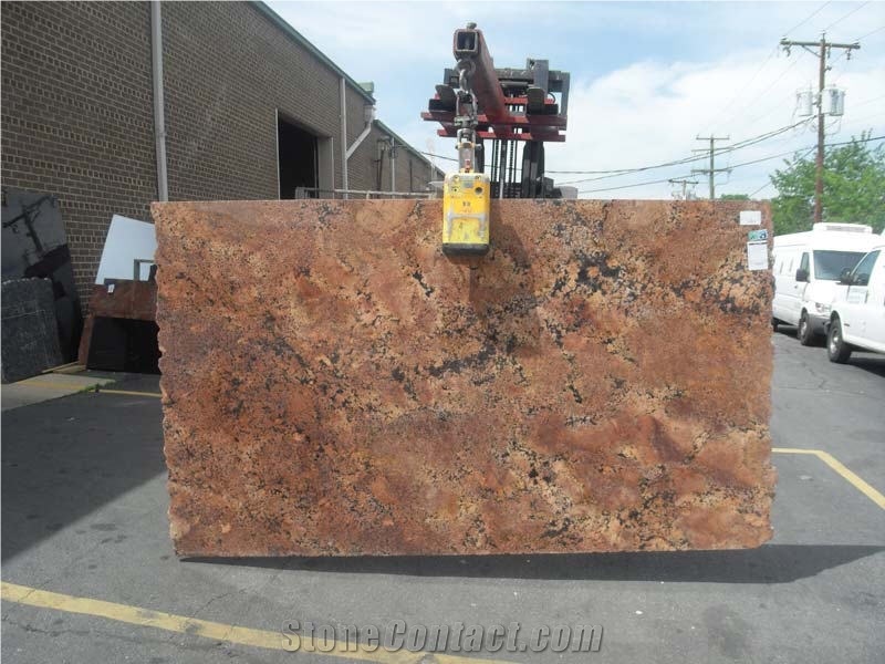 Diamond Red Granite Slab