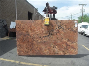 Diamond Red Granite Slab