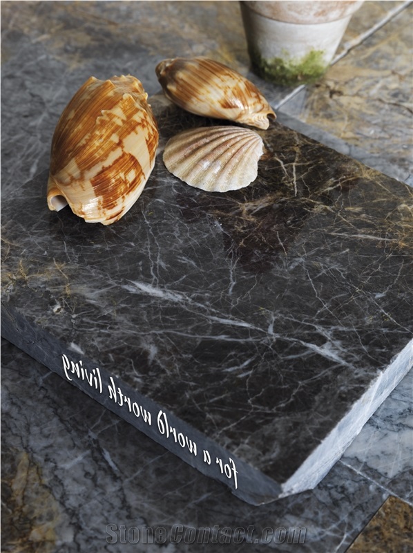Earth Grey Marble Finished Product