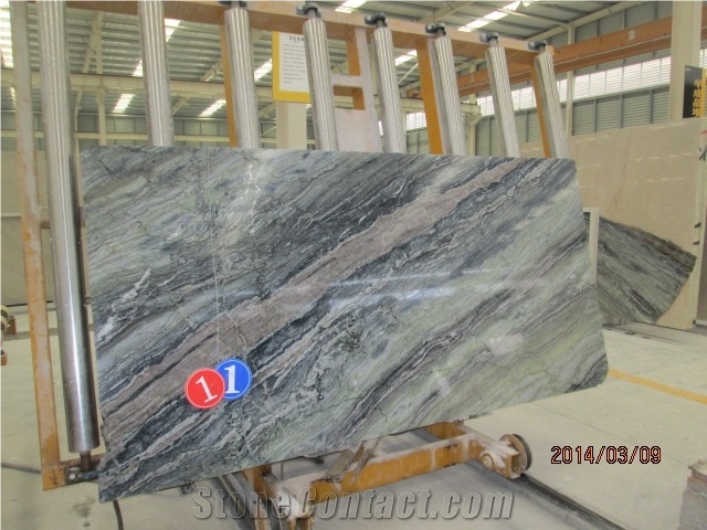 Edith Green Marble Slab