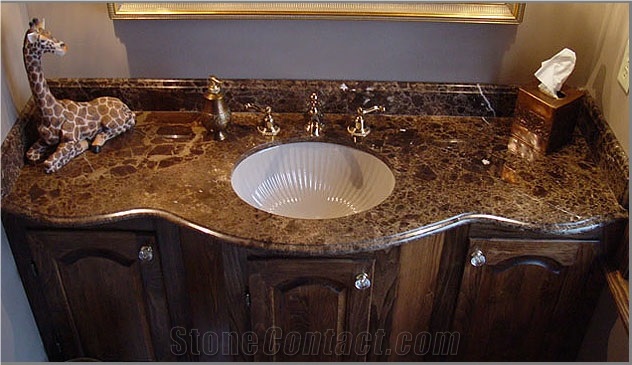 Emperador Dark Marble Finished Product