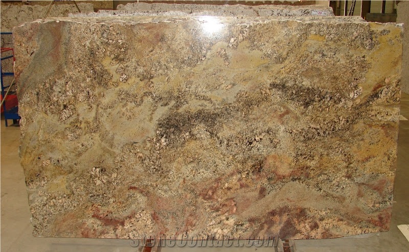 Fashion Bordeaux Granite Slab