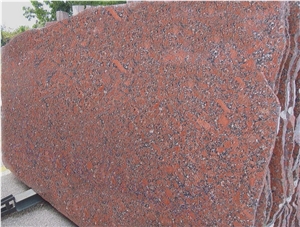 Gem Red Granite Slab