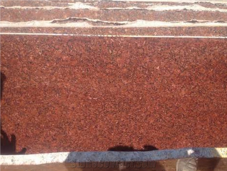 Gem Red Granite Slab