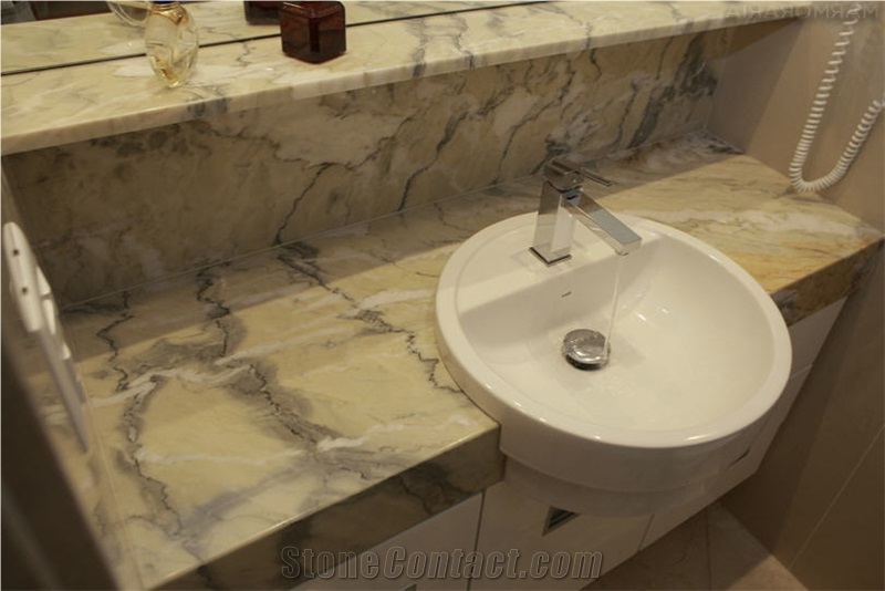 Giallo Marfim Marble Finished Product
