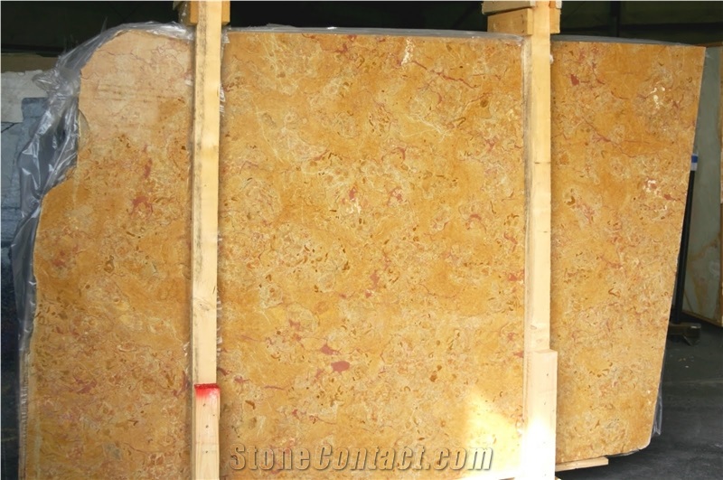 Giallo Reale Marble Slab
