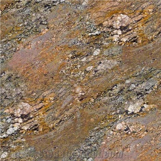 Golden Bordeaux Granite Tile
