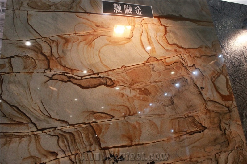 Golden Butterfly Quartzite Slab