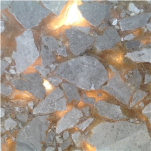 Golden Desert Grey Onyx Tile