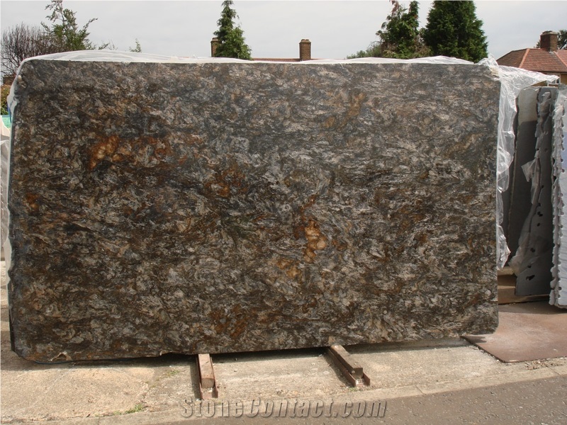 Golden Eclipse Granite Slab