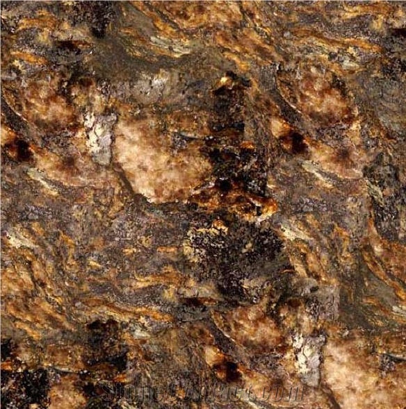 Golden Eclipse Granite Tile