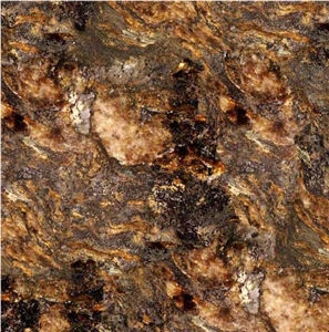 Golden Eclipse Granite Tile