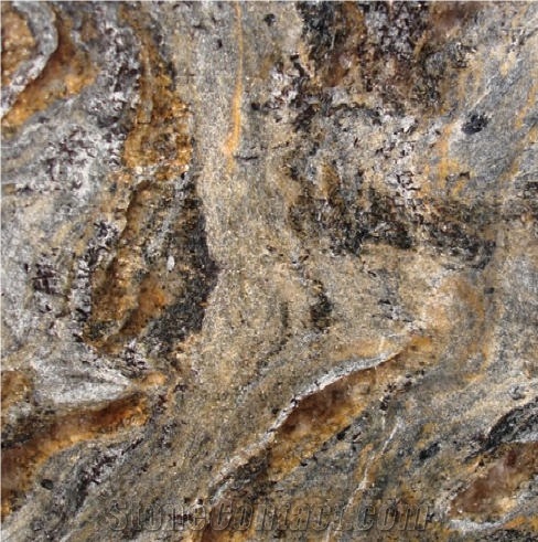 Golden Eclipse Granite Tile