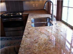 Golden Fantasy Granite Finished Product