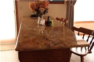 Golden Fantasy Granite Finished Product