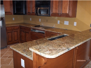 Golden Fantasy Granite Finished Product