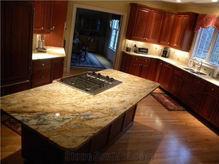 Golden Fantasy Granite Finished Product