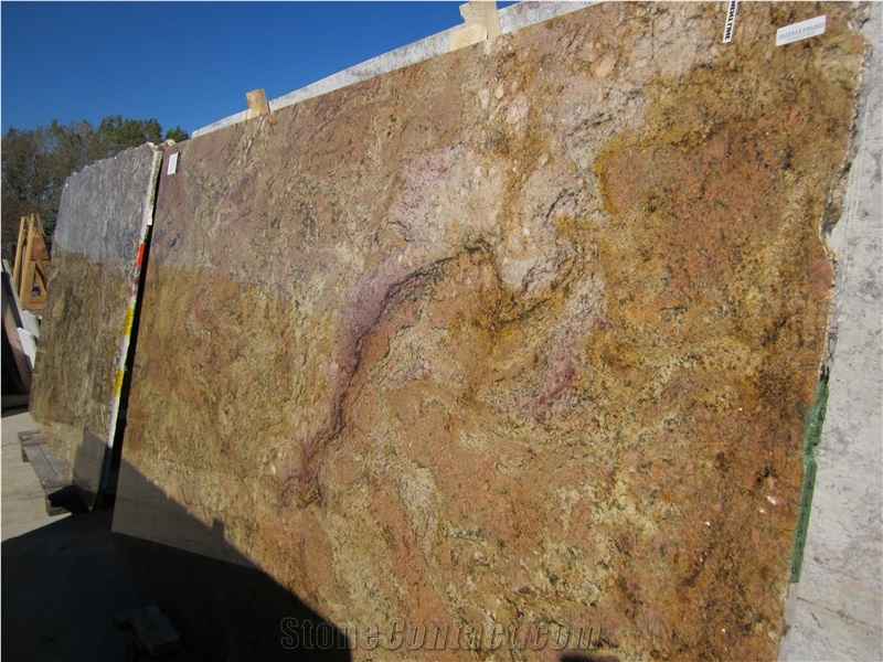 Golden Fantasy Granite Slab