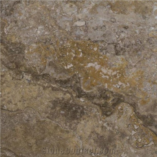 Golden Gray Travertine Tile