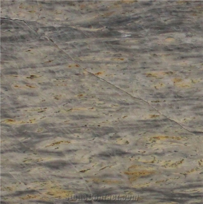 Golden Grey Blue Marble Tile