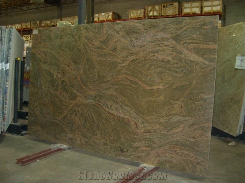 Golden Juparana Granite Slab