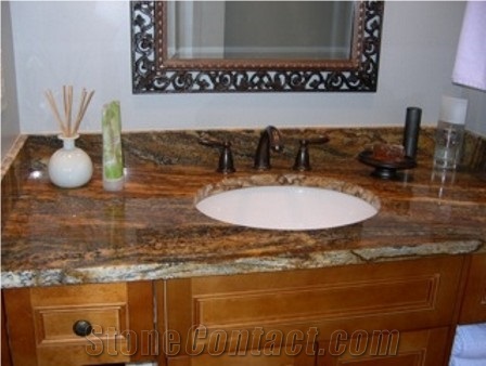 Golden Noir Granite Finished Product