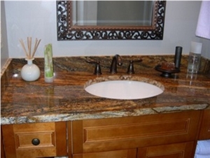 Golden Noir Granite Finished Product
