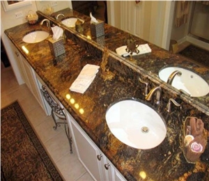 Golden Noir Granite Finished Product