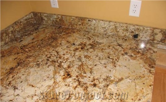 Golden Odyssey Granite Finished Product