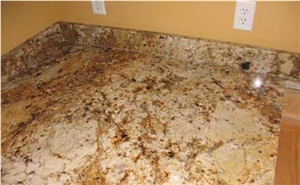 Golden Odyssey Granite Finished Product
