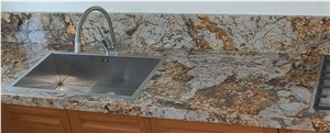 Golden Queen Granite Finished Product