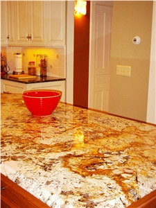 Golden Queen Granite Finished Product