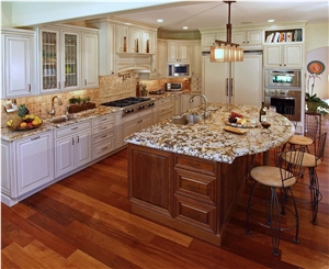 Golden Rustic Granite Finished Product