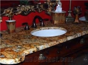 Golden Rustic Granite Finished Product