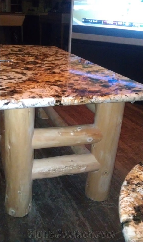 Golden Rustic Granite Finished Product